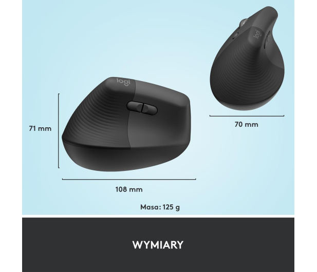 LOGITECH Lift Left Vertical Ergonomic 910-006474 - 743066 - zdjęcie 14